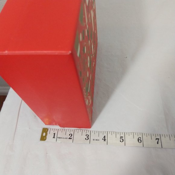 L'Occitane Holiday Red Gift Box empty NEW - Picture 4 of 6
